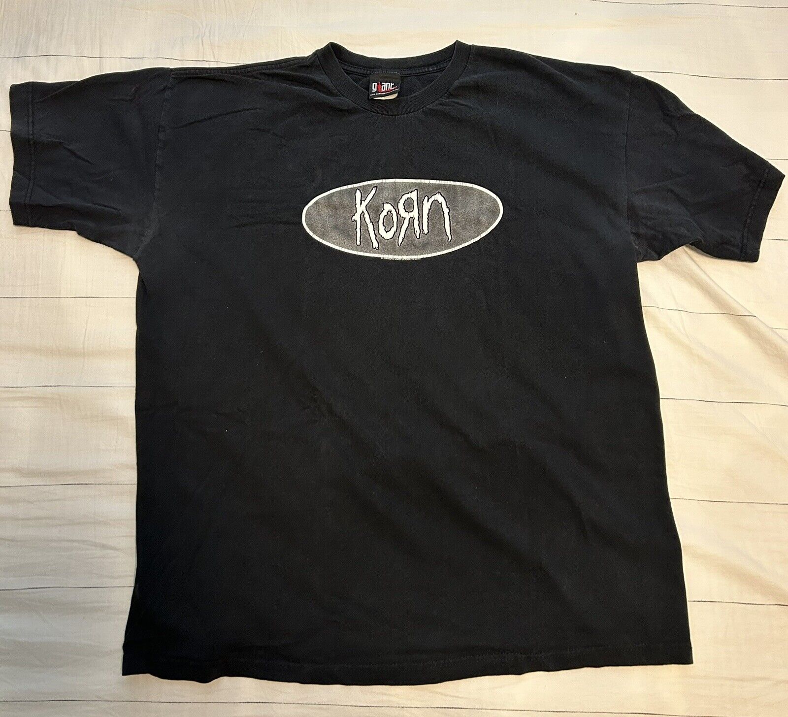 Streetwear Brand T Shirt - Vintage Giant Brand 1998 Korn 1St