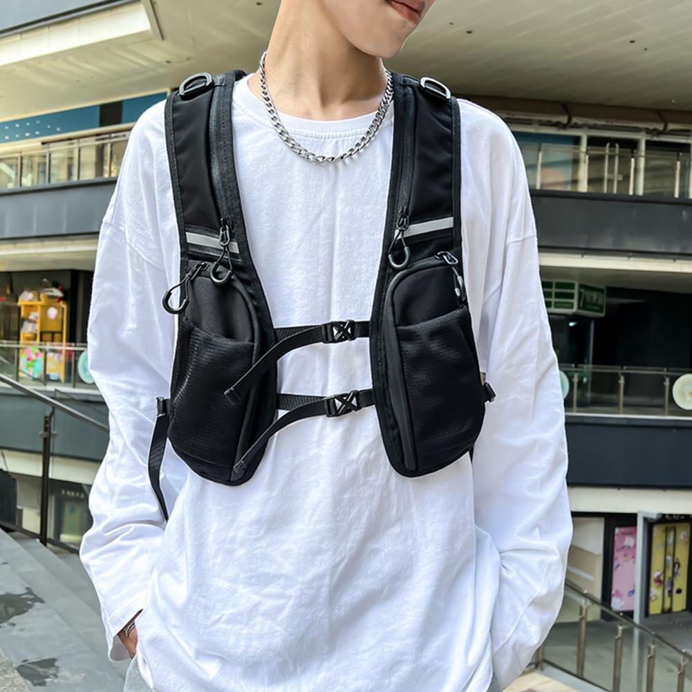 Trendy Brand Chest Bag Hip Hop - Streetwear Brand Bag ulasan dan harga
