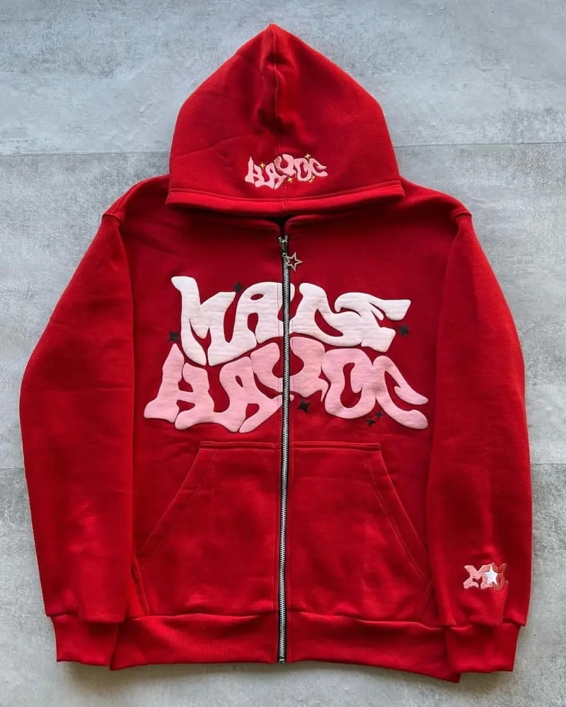 American Retro Star and Letter - Streetwear Brand Hoodie ulasan dan harga