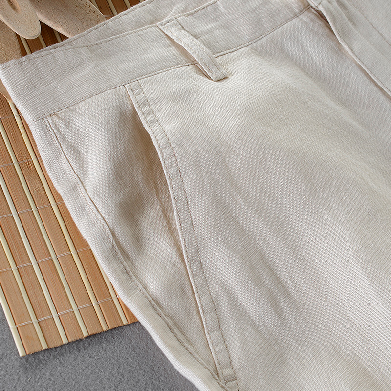 New Designer Pure Linen Fashio - Streetwear Brand Pants ulasan dan harga