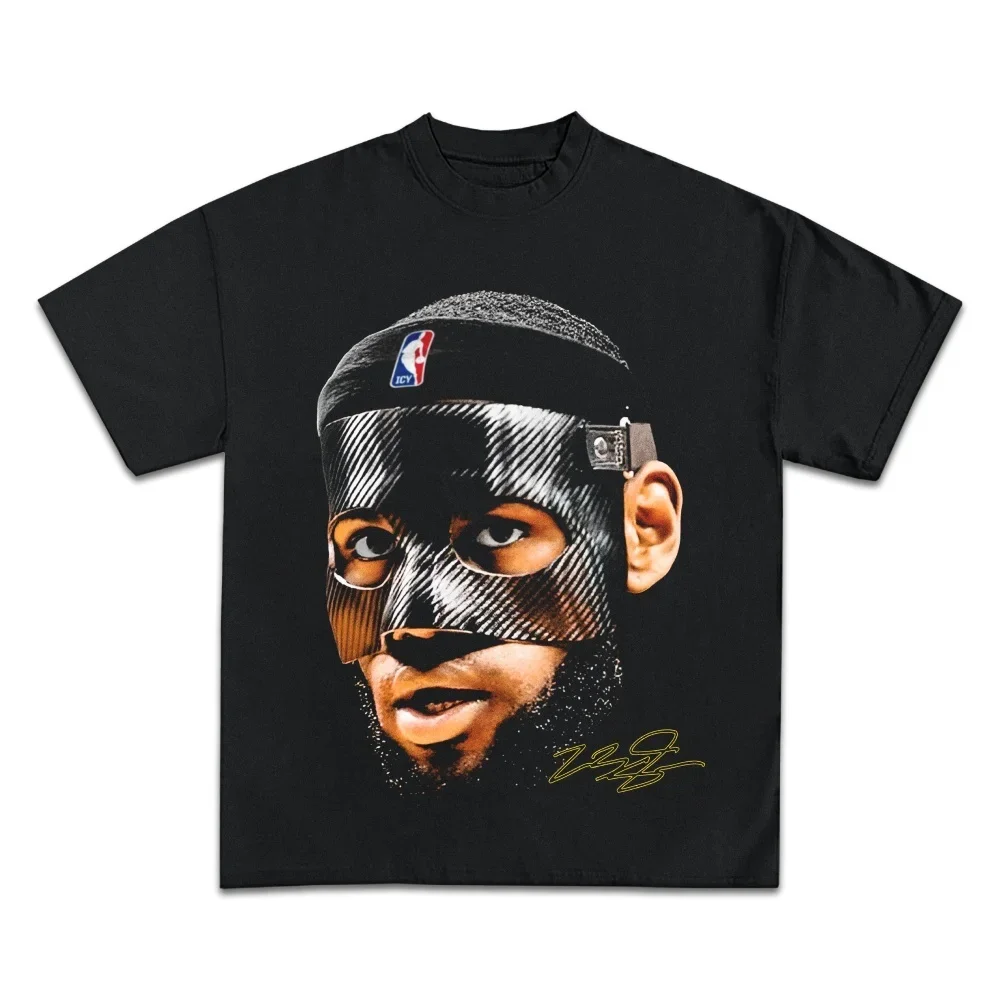 Lebron James Basketball Star T - Streetwear Brand Tees ulasan dan harga
