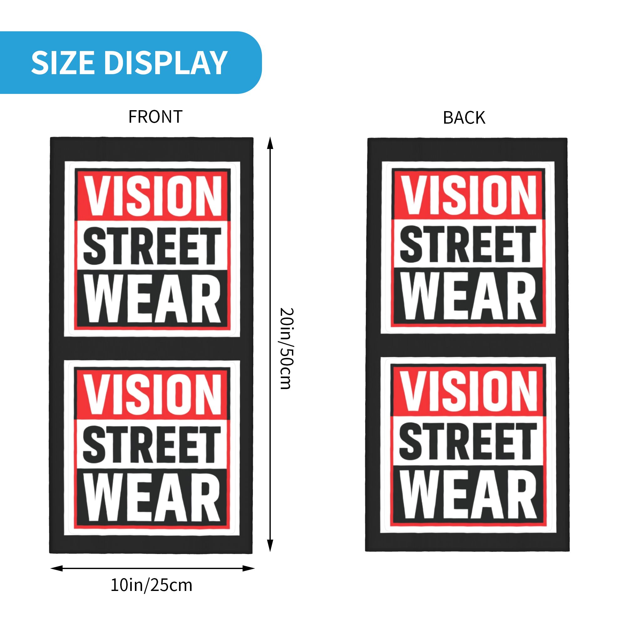 Custom Vision Street Wear  Nec - Vision Streetwear Brand ulasan dan harga