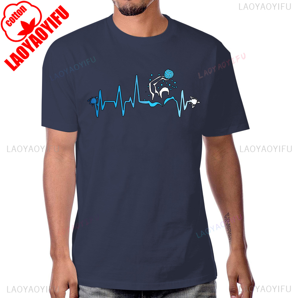 Water Polo Player Heart Beat G - Streetwear Brand T Shirt ulasan dan harga