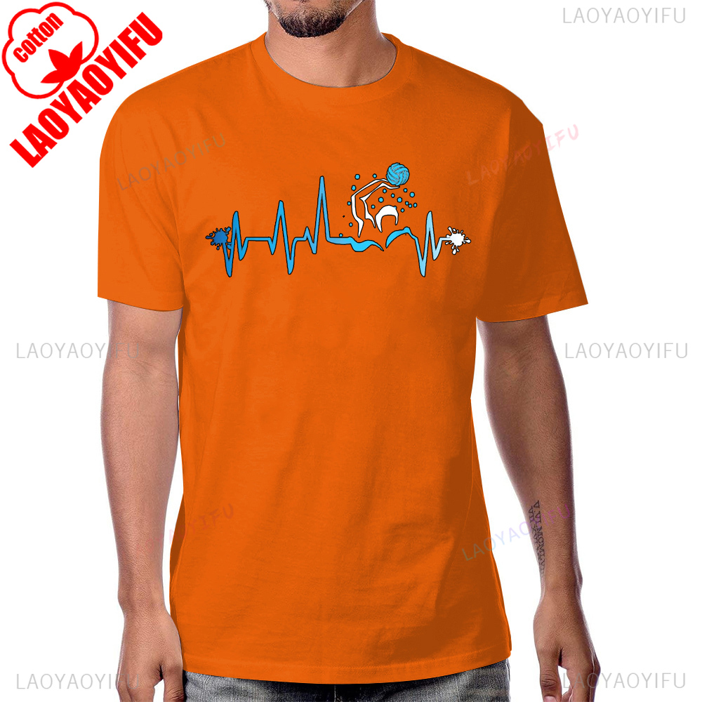 Water Polo Player Heart Beat G - Streetwear Brand T Shirt ulasan dan harga