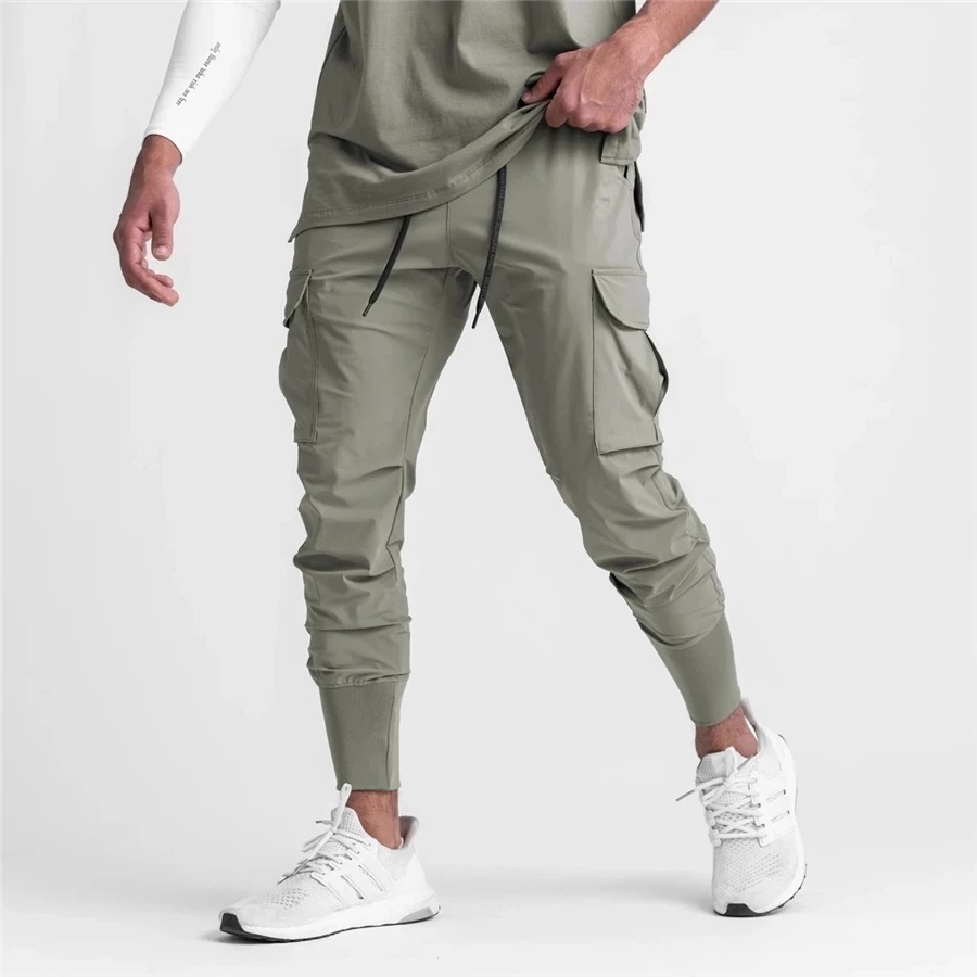 New fitness men's sports pants - Streetwear Outdoor Brand ulasan dan harga