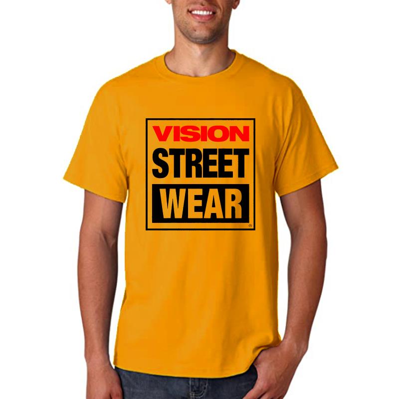 Vintage Skate T-Shirt Men's St - Vision Streetwear Brand ulasan dan harga
