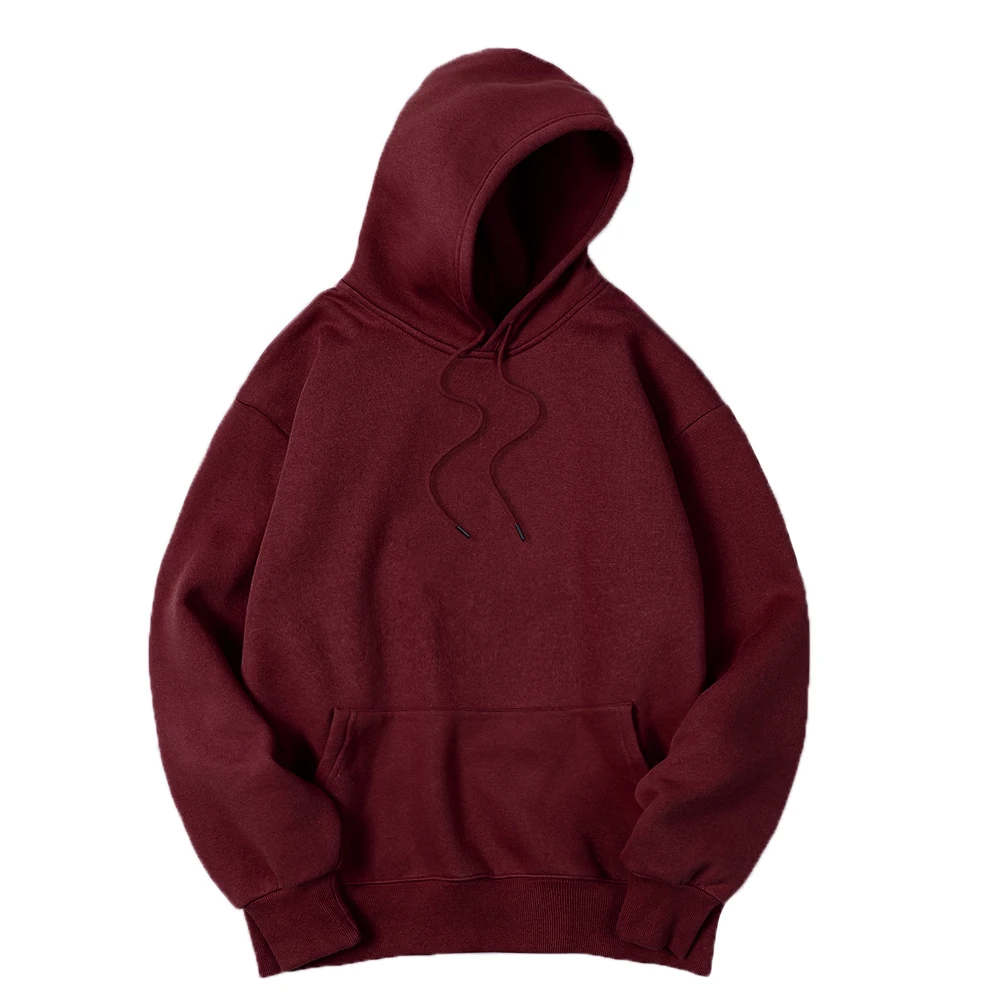 Men's Solid Color Hooded Sweat - Streetwear Brand Hoodie ulasan dan harga