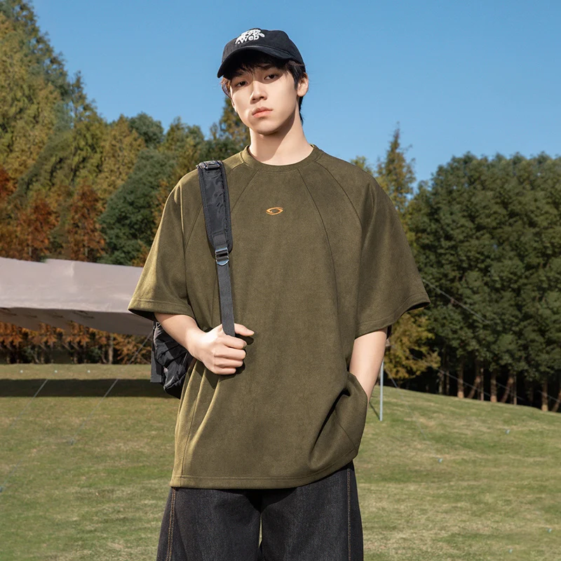 TFETTERS Brand Suede Solid Col - Streetwear Brand Korea ulasan dan harga