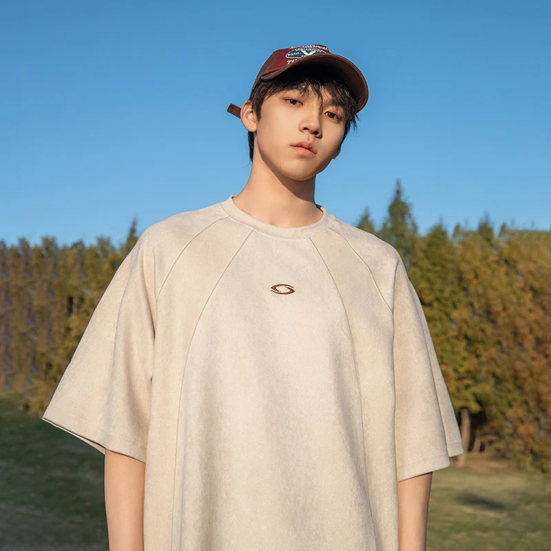 TFETTERS Brand Suede Solid Col - Streetwear Brand Korea ulasan dan harga