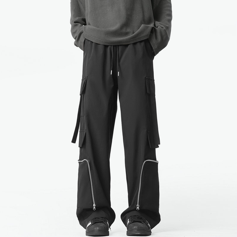 Fashion Men Cargo Pants Loose  - Streetwear Brand Pants ulasan dan harga