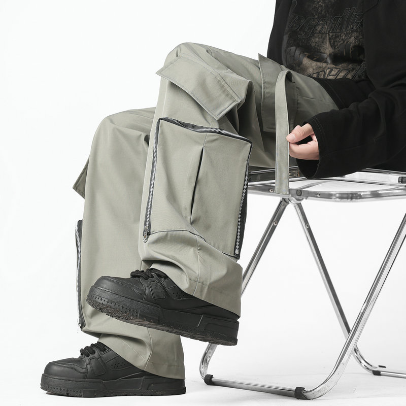 Fashion Men Cargo Pants Loose  - Streetwear Brand Pants ulasan dan harga