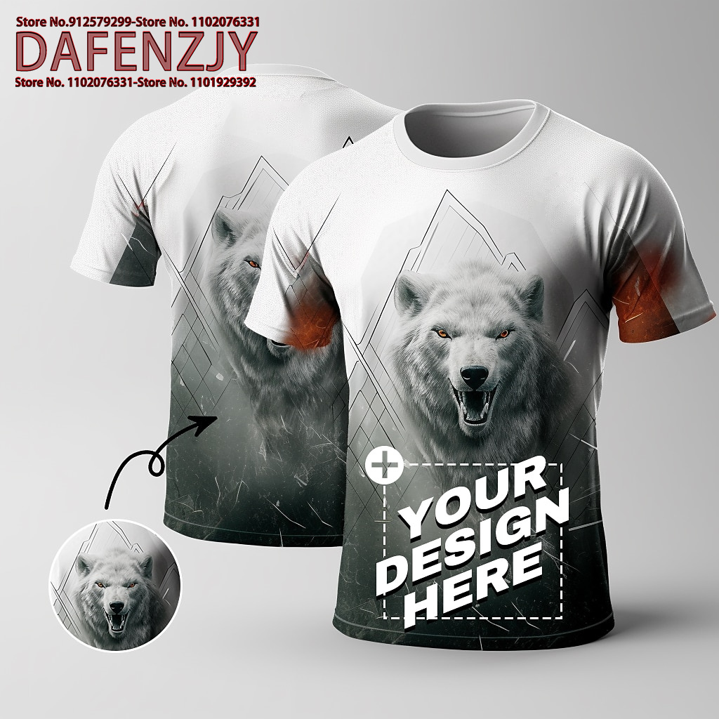 Custom Funny Pet Photo 3D All  - Streetwear Brand T Shirt ulasan dan harga