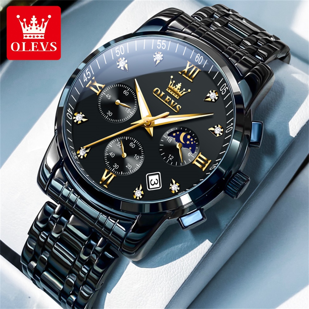 OLEVS Popular men's watches st - Streetwear Brand Luxury ulasan dan harga