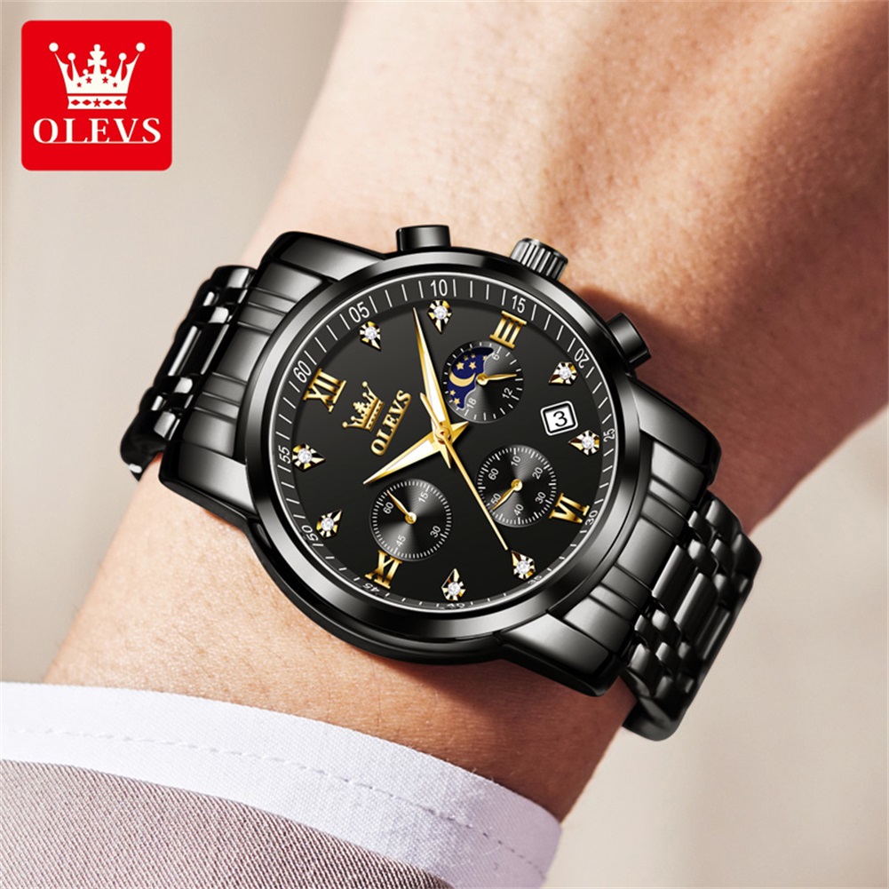 OLEVS Popular men's watches st - Streetwear Brand Luxury ulasan dan harga