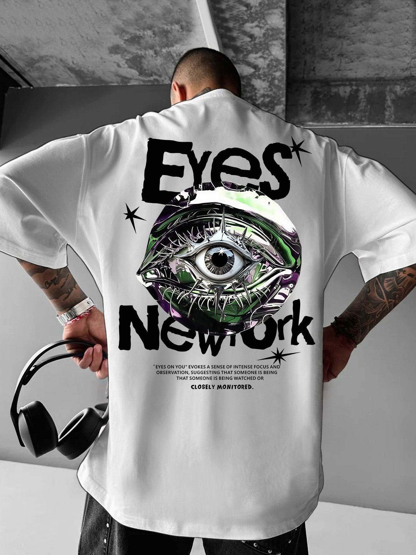 Men's Oversized New York Gothi - Streetwear Brand New York ulasan dan harga