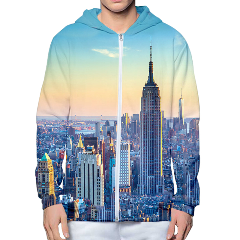 Autumn Winter 3D Printed New Y - Streetwear Brand New York ulasan dan harga