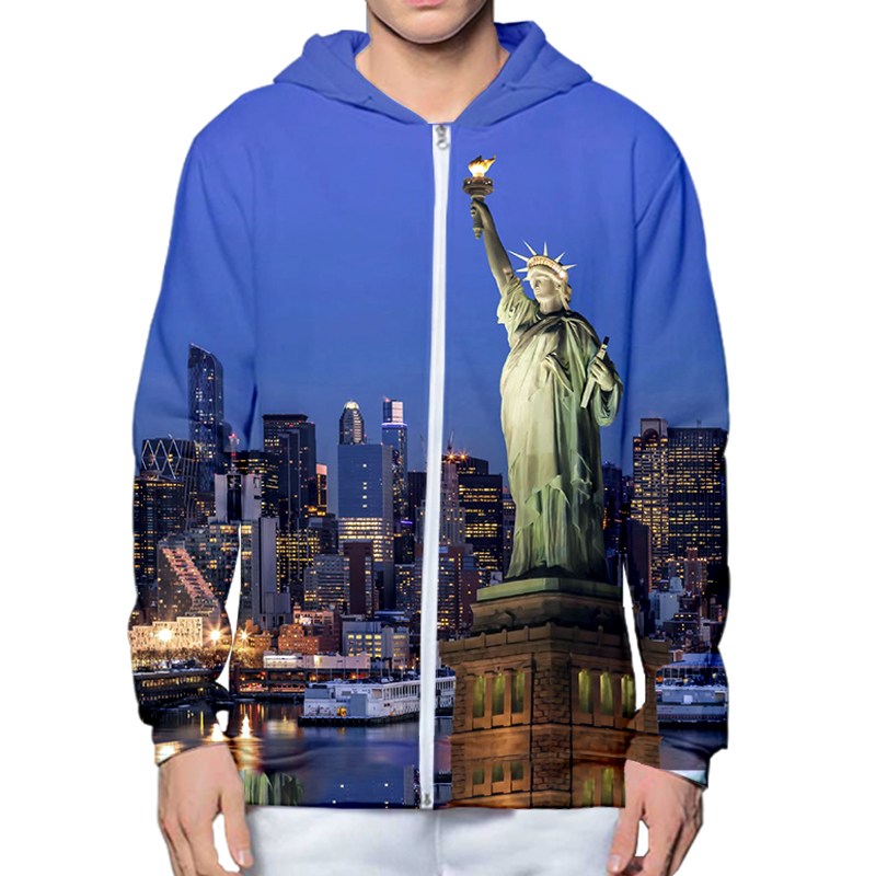 Autumn Winter 3D Printed New Y - Streetwear Brand New York ulasan dan harga