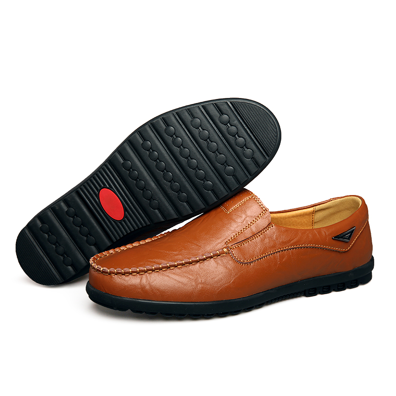 Genuine Leather Men Casual Sho - Streetwear Brand Luxury ulasan dan harga