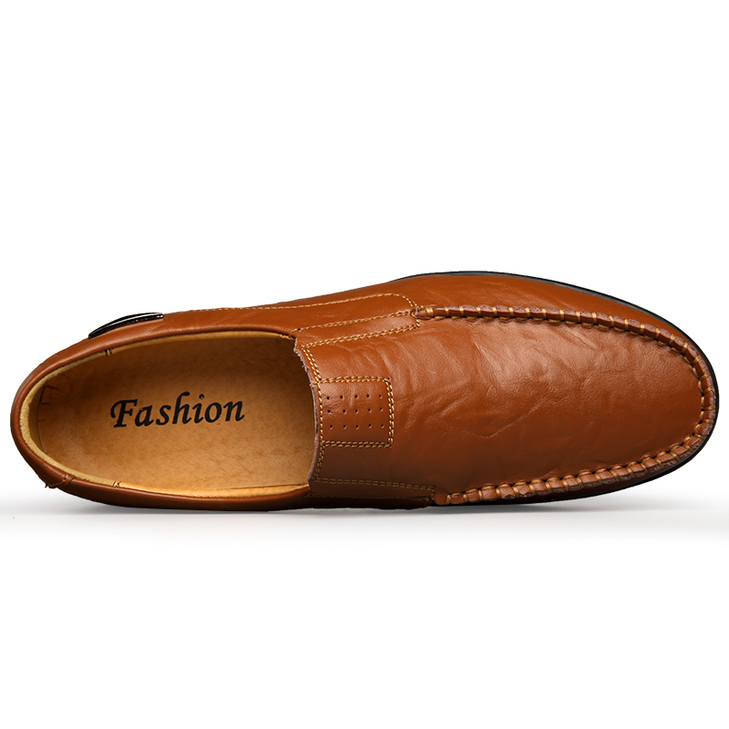 Genuine Leather Men Casual Sho - Streetwear Brand Luxury ulasan dan harga