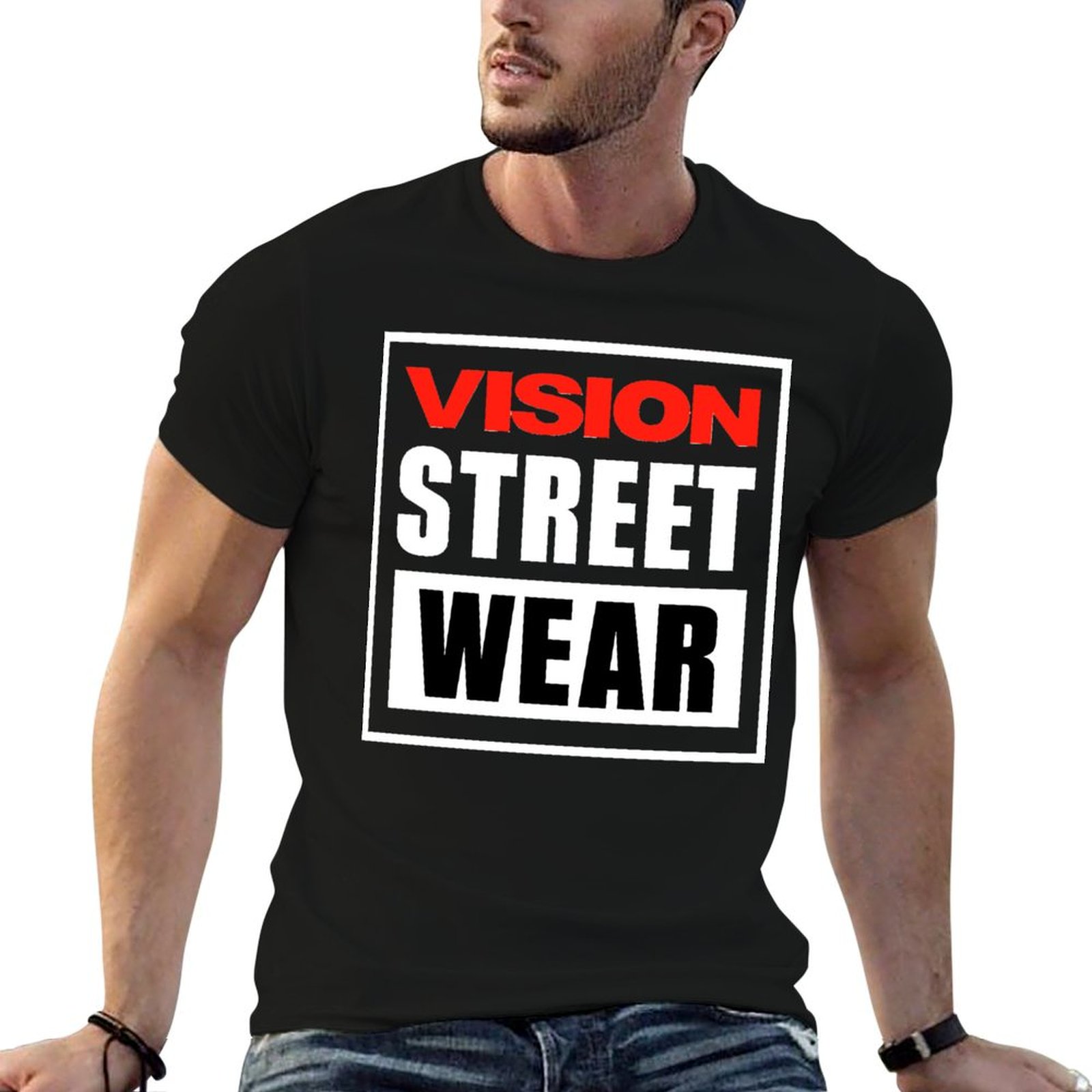 Vision Street Wear T-Shirt t s - Vision Streetwear Brand ulasan dan harga