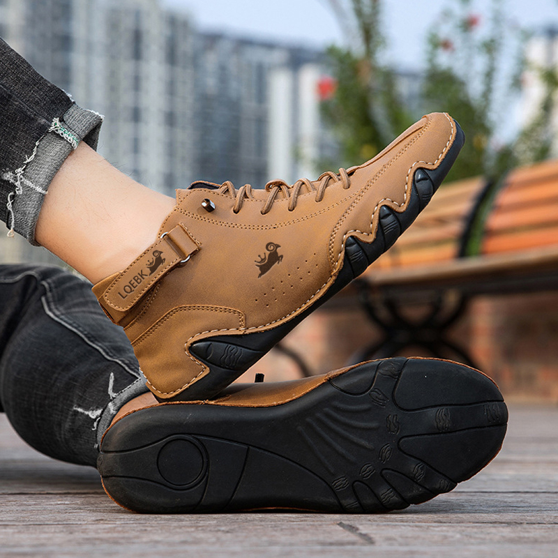 Leather Shoes for Men Casual S - Streetwear Brand Luxury ulasan dan harga