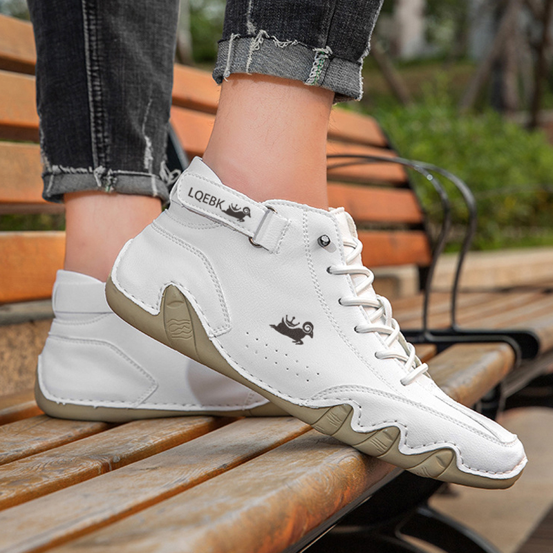 Leather Shoes for Men Casual S - Streetwear Brand Luxury ulasan dan harga