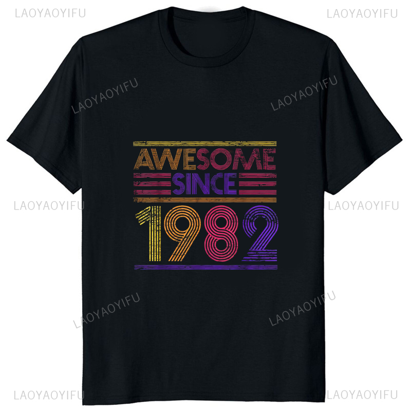 Limited Edition 1982 Vintage P - Streetwear Brand T Shirt ulasan dan harga