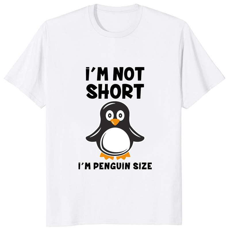 Im Not Short Im Penguin Size F - Streetwear Brand T Shirt ulasan dan harga