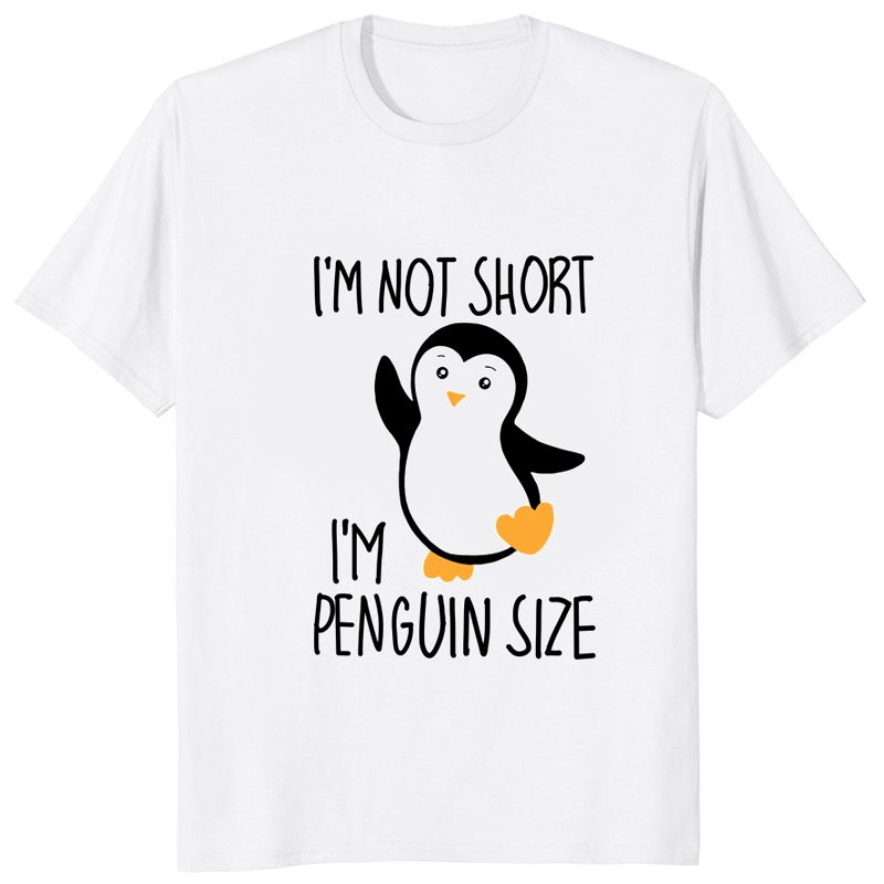 Im Not Short Im Penguin Size F - Streetwear Brand T Shirt ulasan dan harga