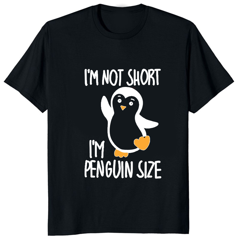 Im Not Short Im Penguin Size F - Streetwear Brand T Shirt ulasan dan harga